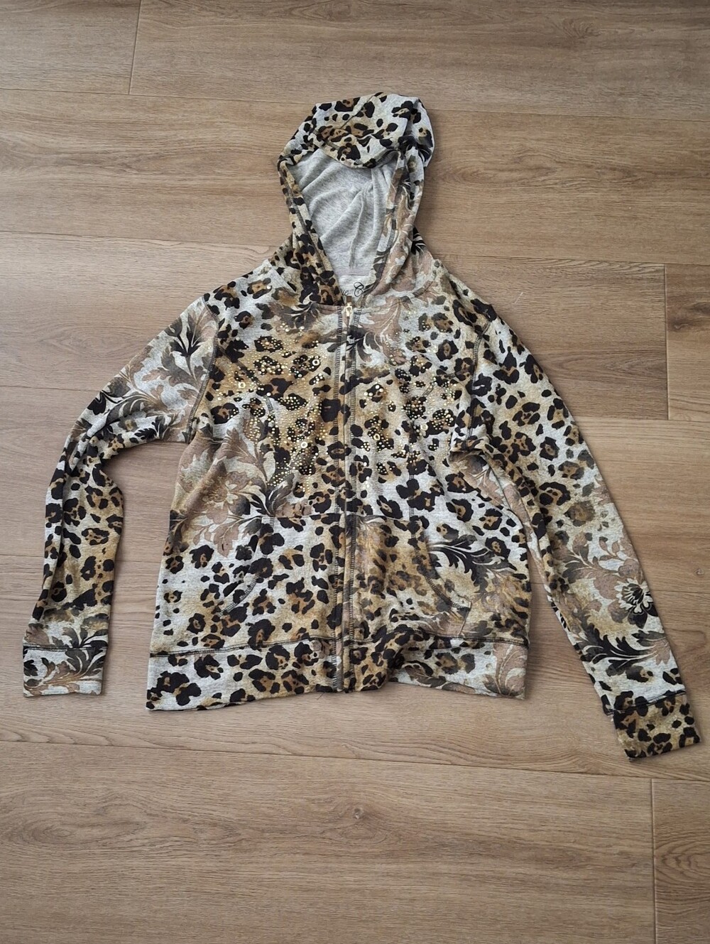 Womens McBlingTrashy Chic Y2K onque casuals Hoddie jacket Size S.